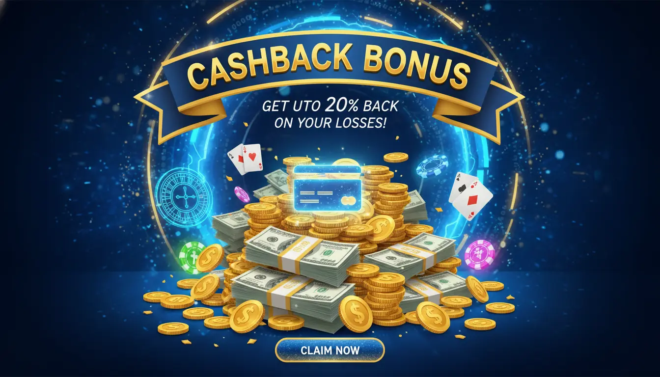 Betinia casino cashback bonus